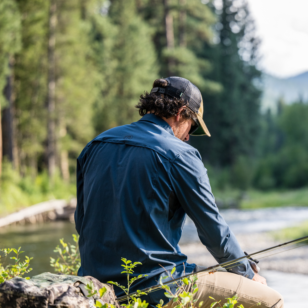 RMEF Long Sleeve Fishing Shirt